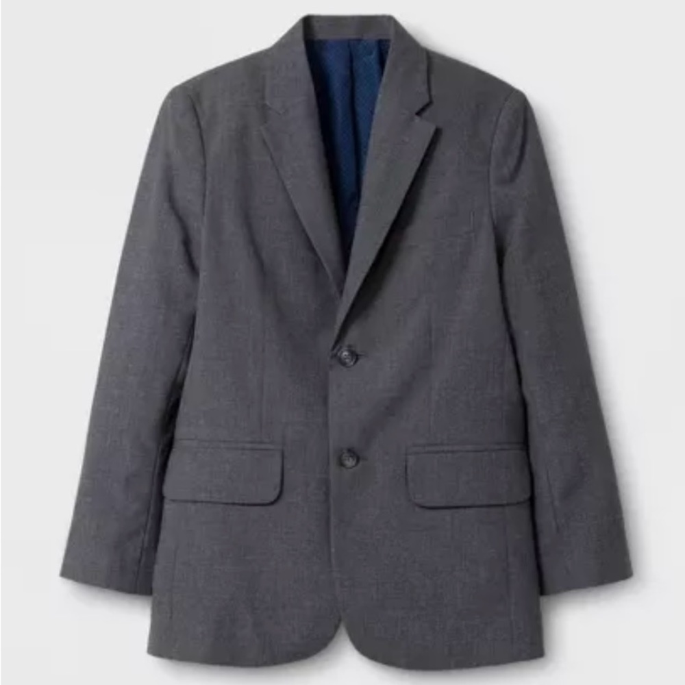 Cat & Jack Kids Charcoal Gray Suit Jacket
